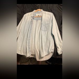 American Eagle Boyfriend Button Down Top